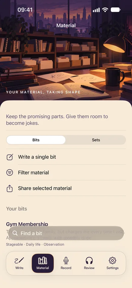 Jokesmith app screen 2