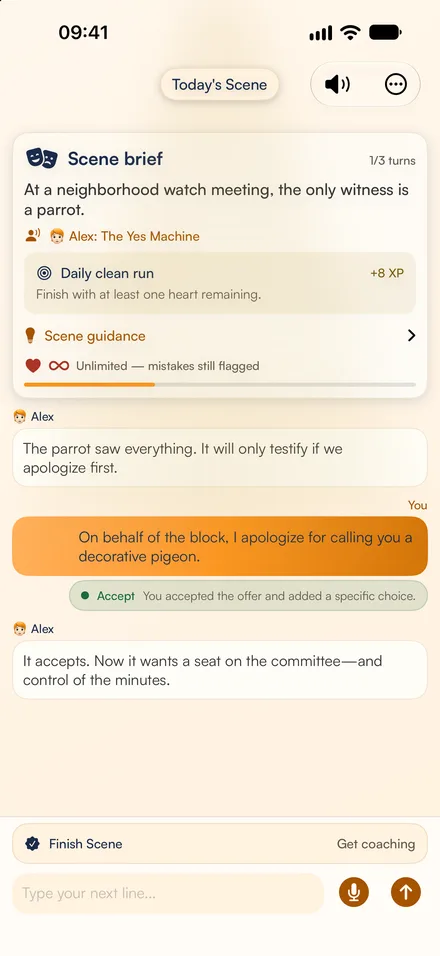 Riffsmith app screen 2
