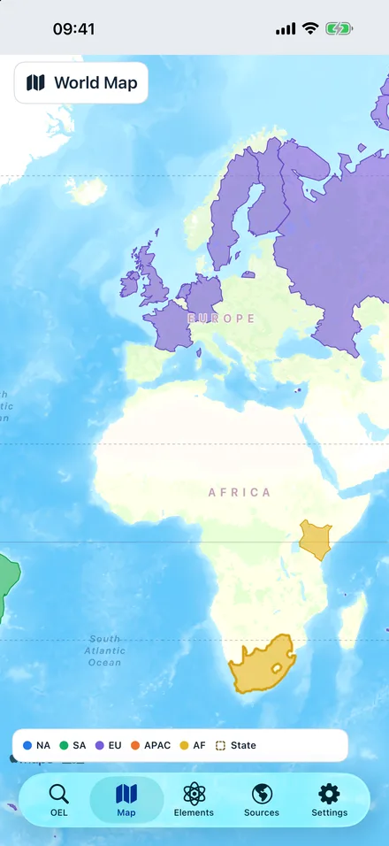 OEL Atlas app screen 5