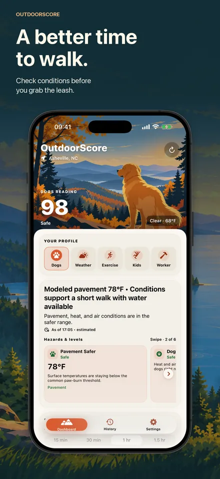 OutdoorScore screenshot 1